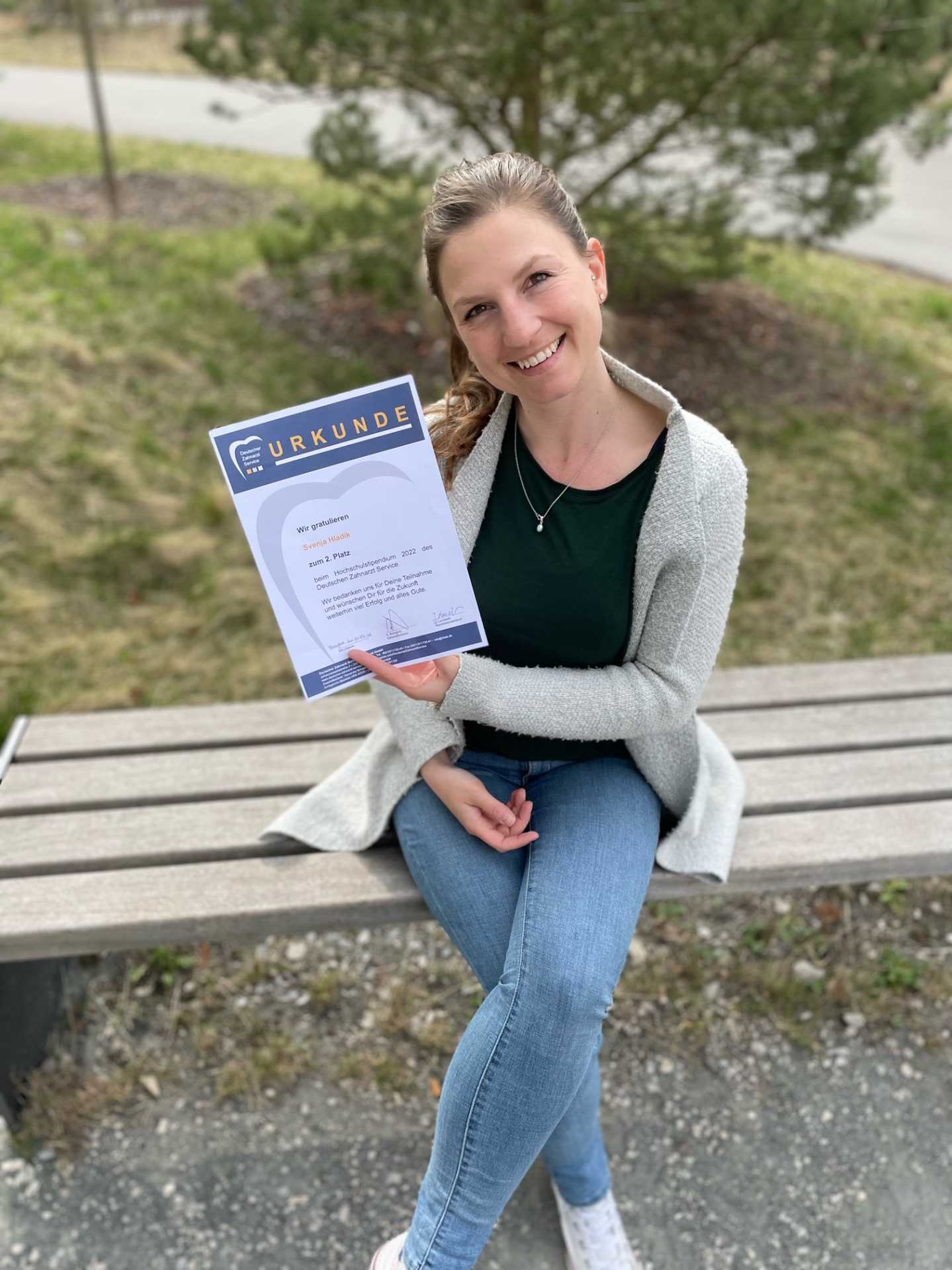 Svenja: 2. Platz beim Hochschulstipendium 2022